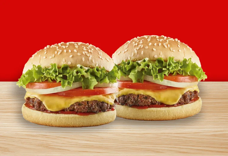 Dos hamburguesas Súper Presto