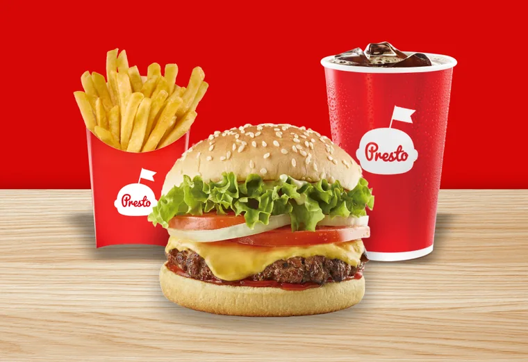 Combo Personal: hamburguesa, papas y gaseosa